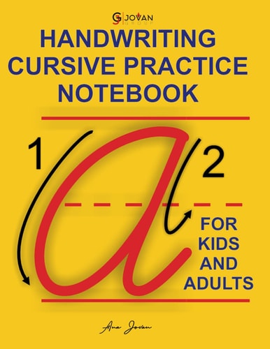 Handwriting Cursive Practice Notebook