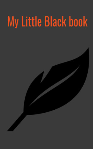 My little black book: for passwords , passkeys and all the important things I can't remember