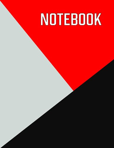Notebook Abstract Colored Themed College Ruled Pages