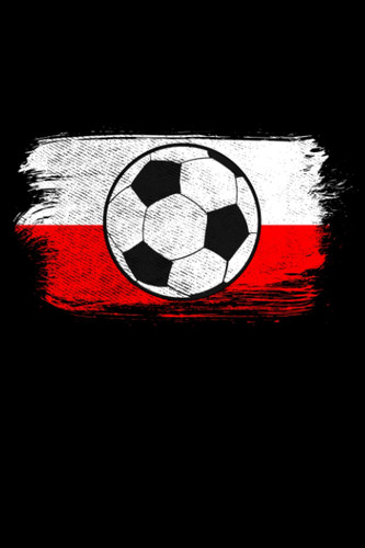 Polnischer Fußball: Notizbuch (120 Seiten, 15x23cm, gepunktet) Dotted Bullet Grid Tagebuch Journal (German Edition)