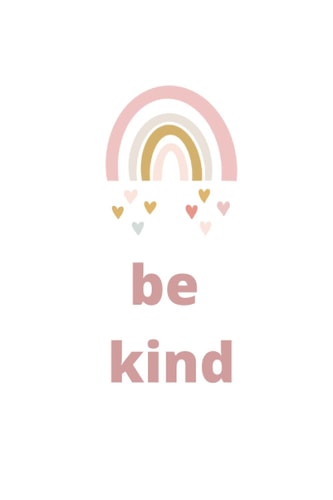be kind: be kind white lined notebook gift for office workers, coworker, friend, sister, daughter, mother, grandmother