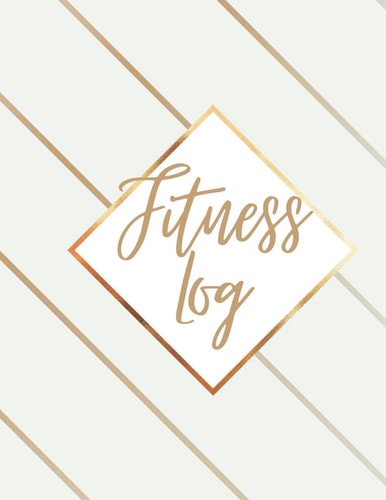 Gold Minimalist Fitness Workout Journal to Track Lifts, Cardio, Sets, Reps, and Time– Fitness Planner Workout Log Book: Start Fitness Journey with Self Love
