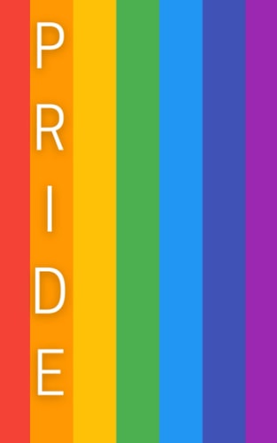 Personal Journal 5x8 Lined Paper "Rainbow Pride"