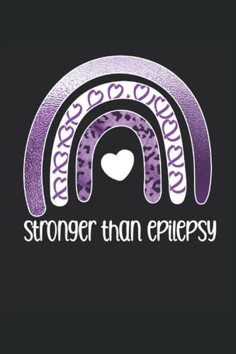 Epilepsy Awareness Lined Notebook: 120 Pages 6x9 Inch For Epilepsy Warrior & Survivors With A Purple Ribbon For Awareness Month