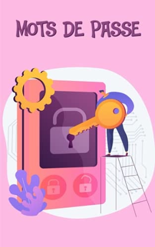 Mots De Passe: Carnet De Mots De Passe Internet Petit Format | Répertoire Alphabétique Pour Garder Vos Codes Secrets Et Identifiants En Sécurité (French Edition)