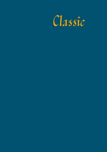 Classic: Hardcover Notebook 500 Pages - College-Ruled