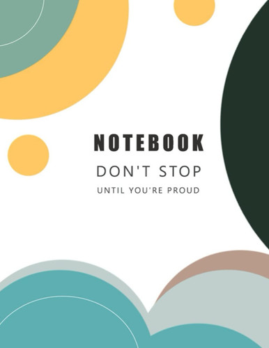 Notebook: Lined Notebook Journal - Abstract patterned - 100 Pages - Large (8.5 x 11 inches)