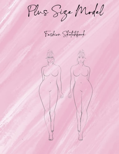 Plus Size Model Fashion Sketchbook Fashion Student, Fashion Designer