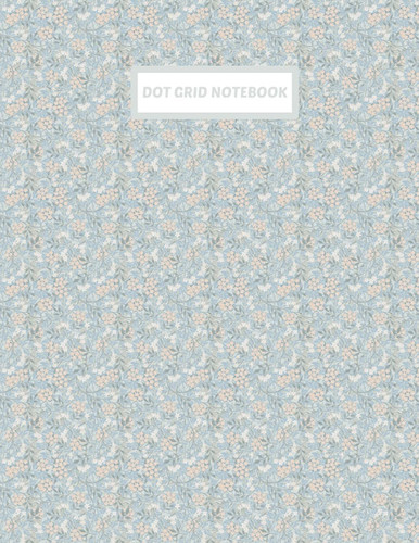 dot grid notebook: Large (8.5 x 11 inches) - 110 Dotted Pages || Black Dotted Notebook/Journal