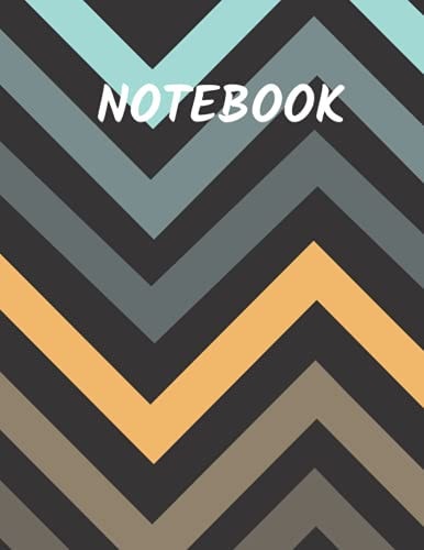 Notebook: Black Cover - Size (8. 5 X 11 Inches) 100 Pages: Lined Paper