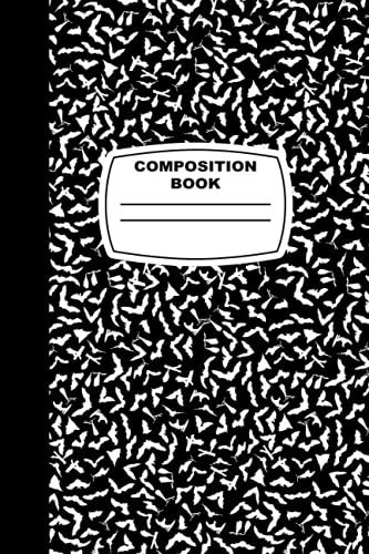 Bats Print Composition Book