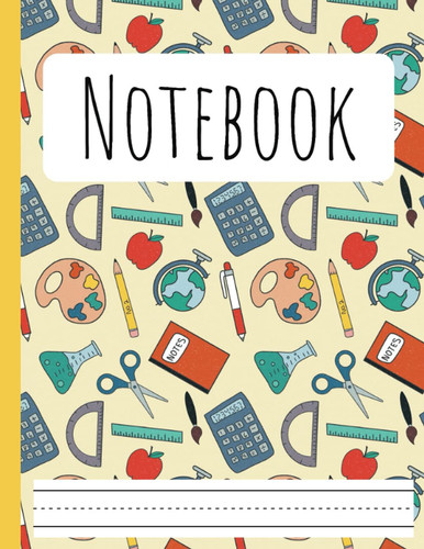 Back To School Notebook: Kids Lettering Notebook | Handwriting Practice Workbook | Kindergarten Book