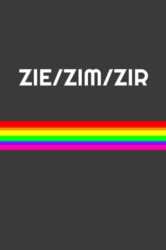 ZIE ZIM ZIR Pronoun Journal Gay LGBTQ PRIDE Journal