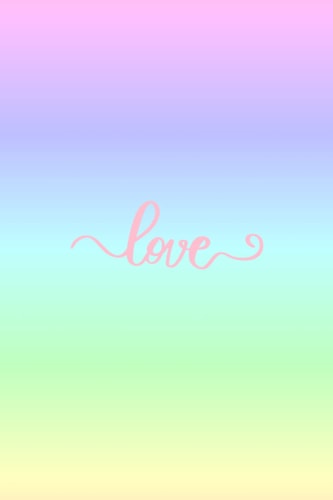 LOVE: Dot Grid Notebook 120 Pages (Dot Spacing 0.2"/5mm Letter Size) Rainbow Dotted Journal (Perfect for Writing, Sketching, Drawing & Taking Notes)