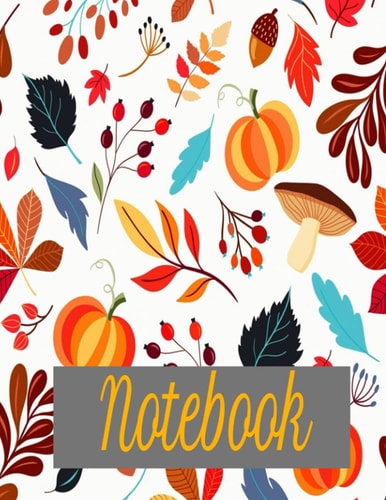 Notebook: Fall Theme Journal