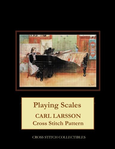 PLAYING SCALES Carl Larsson Cross Stitch Pattern