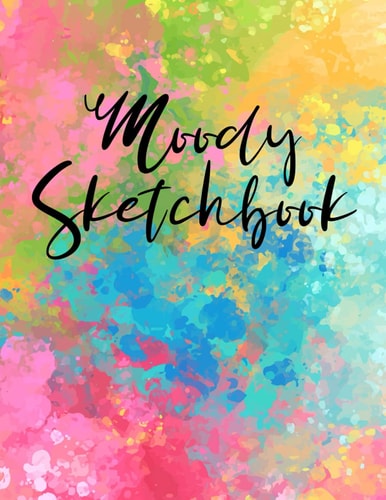 Moody Sketchbook: Watercolor Sketching Journal for Teenage Girls to Express Their First Deep Feelings for Guys on Artsy Paper