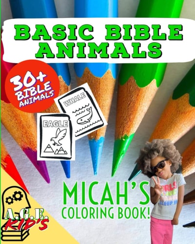 Basic Bible Animals Micah's Coloring Book
