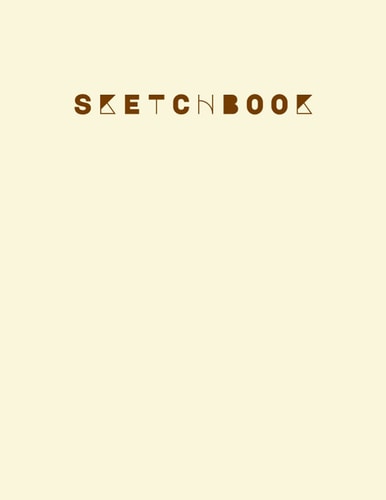 Sketch Book Large Notebook for Drawing, Doodling, or Sketching: white paper for Drawing with Colored Cover, Sketching, Painting, Writing Drawing Book for Kids 6"x9" inches 100 pages