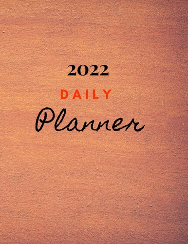 2022 Daily Planner: Daily Planner, one page per day (8.5 x 11) 379 pages