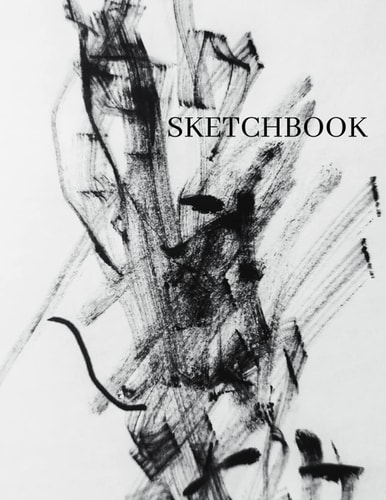 Sketchbook: White blank pages, 8.5x11, 120 pages