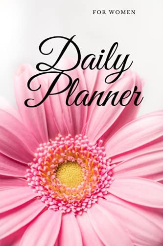 Undated Daily Planner for Women 366 Sheet - Gerber flower, Nature Themed Planner, Priorities, Enthusiastic For, Appointments, Breakfast, Lunch, Dinner, Snacks, Fitness, Mood