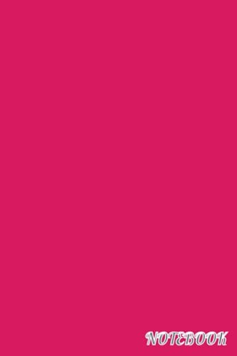 Pink, 6x9 100-Page, College-Ruled Notebook