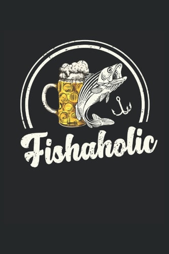 Fishaholic: Notizbuch mit 120 linierten Seiten DIN A5 (German Edition)