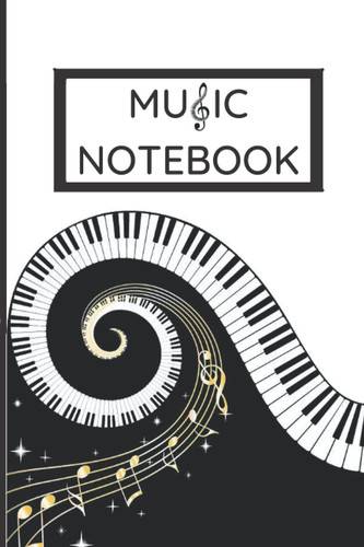 Music Notes Book | Songwriter Gift | Songwriter Journal | Musician Gift | Songwriting Notebook | Song Writing Book | Funny Lyricist Gift: Manuscript Paper - 80 page