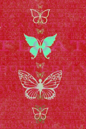 Float Like a Butterfly 80 pages lined Dream Journal 6x9: Perfect Notebook to record all of your dreams. Flexible Beautiful Matte cover.