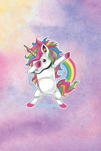 Unicorn Notebook for Girls - (6"x9") With Lined and Blank Pages