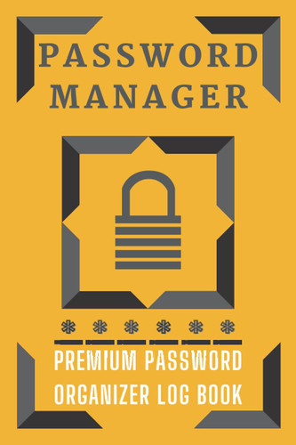 Password Manager: Premium Password Organizer Log Book