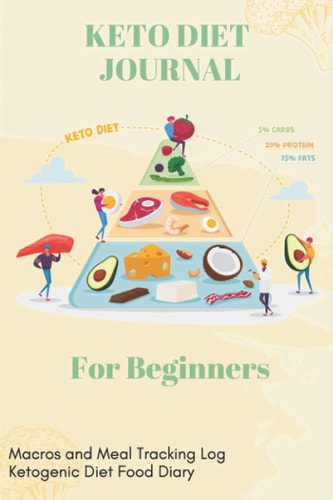 Keto Diet Journal for Beginners: Macros & Meal Tracking Log Ketogenic Diet Food Diary (Healthy Weight Loss Journals) + FREE Superfood Nutrition Guide