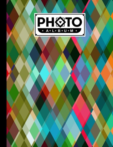 Photo Album: Album, Large Photo Albums with Writing Space Memo, Extra Large Capacity Picture Album, Family, Baby, Wedding, Travel Photo Book, 120 Pages | Triangle Cover by Milan Jordan