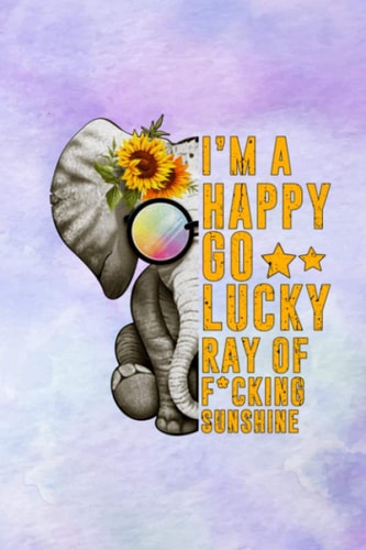 Body Measurements Tracker - Sunshine Sunflower Positive Quote Elephant Women Girl