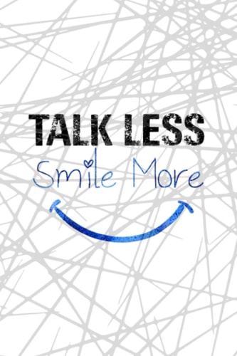 Recipe Journal Baking Pastry Notebook - Talk Less Smile More Hamilton Funny Quote