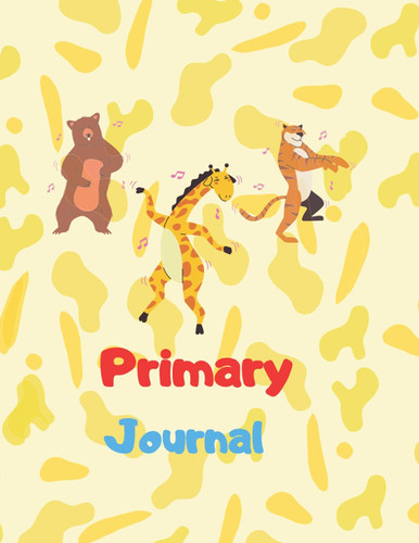 Primary Journal: Composition Book,100 Sheets, Ruled Bottom Half,Soft Durable Cover