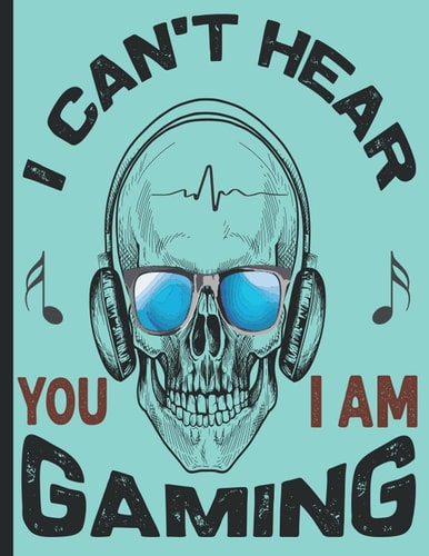 Notebook - I Can't Hear You I Am Gaming | College ruled paper | large notebook 8.5" by 11" Large 8.5" x 11": Journal | Notebook | High School & ... Notebook for College Kids | Teens & Tweens!)