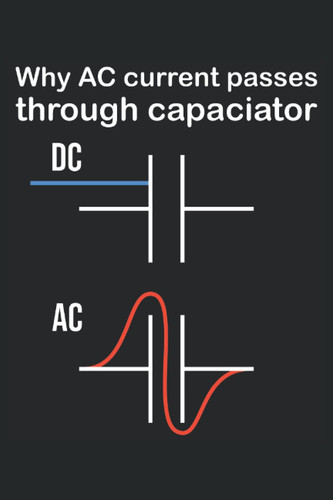 Why AC Passes Capaciator - Notebook for Physics Teachers: DIN A5 (6x9) Notebook for physicists and pysic students with 120 lined pages and days of days for the diary