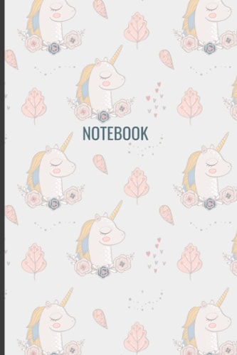 Notebook: Unicorn Composition Notebook - College Ruled 100 Pages - Large 6 x 9