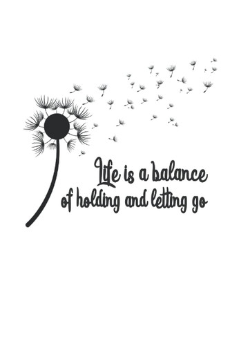 Dandelion Lined Notebook: Taraxacum Flowering Journal for Dandelion Flower Lovers With A Inspirational Quote