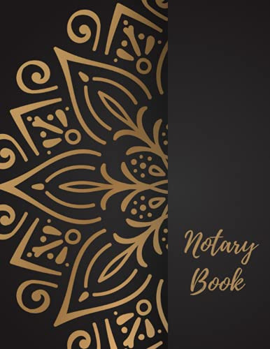 Notary Book: A Notary Journal Log Book