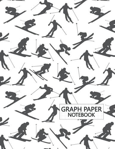 Snowboarding Graph Paper: Snowboarding Graph Paper Notebook To Write Notes, 4x4 Quad Rule - 8.5" x 11" Inches - 100 Pages