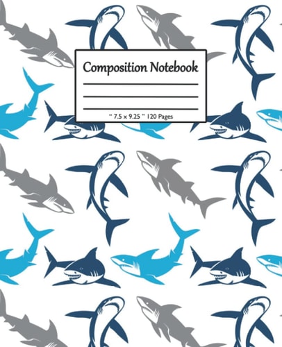 Fishes Composition Notebook: Fishes Wide Ruled Paper Notebook, SOFT Cover for Teens Kids Girls for Home College Elementary School Supplies ... ... 7.5 x 9.25 | 120 Pages, ( Fishes Lovers ).