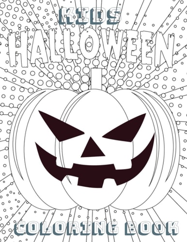 Kids Halloween Coloring Book