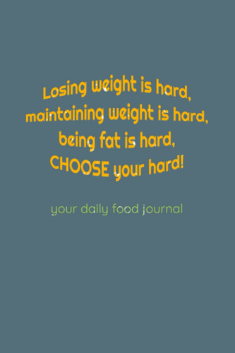 Losing weight: Food log