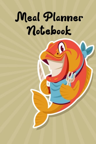 Meal Planner Notebook: Daily Meal Prep Planner, Snacks and Grocery List, with Recipe for Breakfast, dinner, and lunch