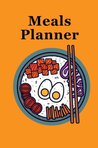 Meals Planner: Daily Meal Prep Planner, Snacks and Grocery List, with Recipe for Breakfast, dinner, and lunch