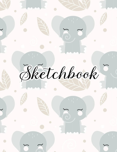 Cute Sketchbook: 120 Sheets Art Supplies Sketch Pad, Durable Acid Free Drawing Paper - Cute Baby Animal Background Cover drawing book Large Sketchbook ... drawing | drawing supplies sketch book/Vol-09