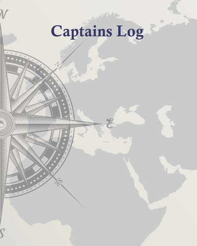 Captains Log Sailing and Cruising Log Book for Boaters to Track Cruises, Boat Upgrades and Repairs and Routine Maintenance. Makes a Great Nautical Gift